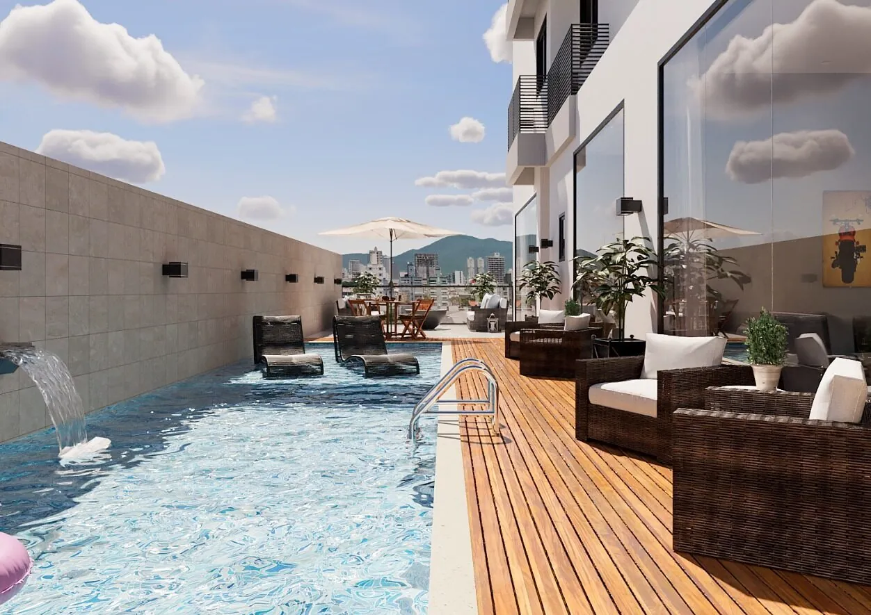 Pool deck