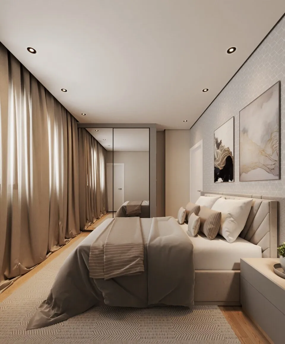 Suite, decorated model (developer rendering)